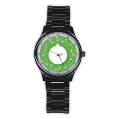 Christmas-bauble-ball Stainless Steel Round Watch by Ket1n9