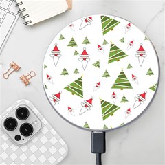 Christmas-santa-claus-decoration Wireless Fast Charger(white) by Ket1n9