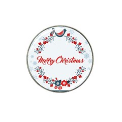 Merry-christmas-christmas-greeting Hat Clip Ball Marker (10 Pack) by Ket1n9