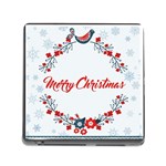 Merry-christmas-christmas-greeting Memory Card Reader (Square 5 Slot) Front