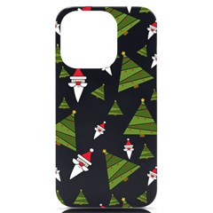 Christmas-santa-claus-decoration Iphone 14 Pro Black Uv Print Case by Ket1n9