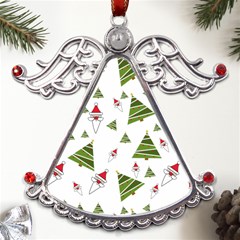 Christmas-santa-claus-decoration Metal Angel With Crystal Ornament by Ket1n9