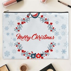 Merry-christmas-christmas-greeting Cosmetic Bag (xxxl) by Ket1n9