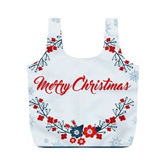 Merry-christmas-christmas-greeting Full Print Recycle Bag (m) by Ket1n9