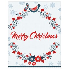 Merry-christmas-christmas-greeting Drawstring Bag (small) by Ket1n9