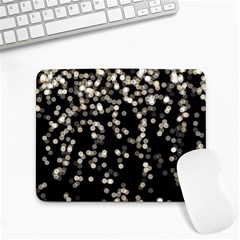 Christmas-bokeh-lights-background Small Mousepad by Ket1n9