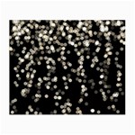 Christmas-bokeh-lights-background Small Glasses Cloth (2 Sides) Front