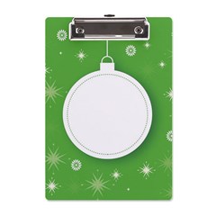 Christmas-bauble-ball A5 Acrylic Clipboard by Ket1n9