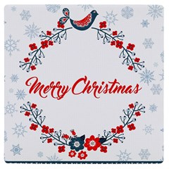 Merry-christmas-christmas-greeting Uv Print Square Tile Coaster  by Ket1n9