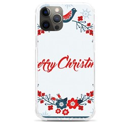 Merry-christmas-christmas-greeting Iphone 12 Pro Max Tpu Uv Print Case by Ket1n9