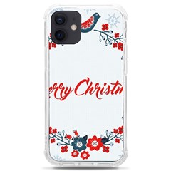 Merry-christmas-christmas-greeting Iphone 12 Mini Tpu Uv Print Case	 by Ket1n9