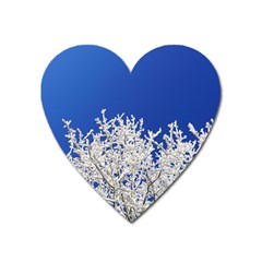 Crown-aesthetic-branches-hoarfrost- Heart Magnet by Ket1n9