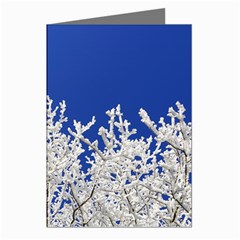 Crown-aesthetic-branches-hoarfrost- Greeting Cards (pkg Of 8) by Ket1n9