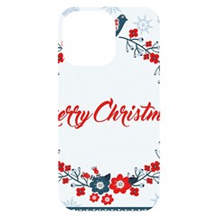 Merry-christmas-christmas-greeting Iphone 14 Pro Max Black Uv Print Case by Ket1n9