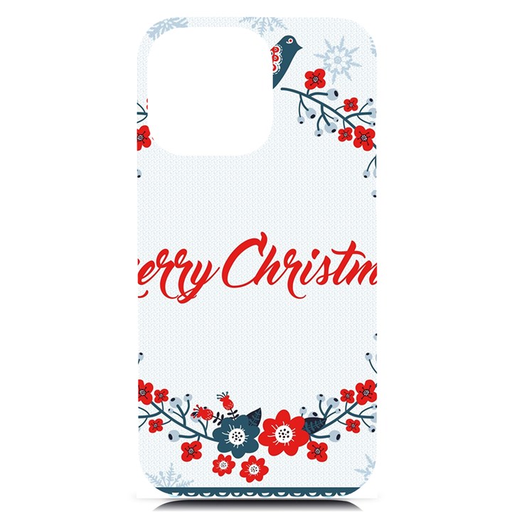 Merry-christmas-christmas-greeting iPhone 14 Pro Max Black UV Print Case