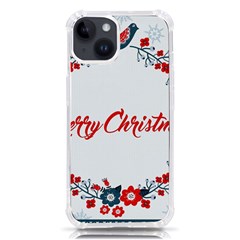 Merry-christmas-christmas-greeting Iphone 14 Tpu Uv Print Case by Ket1n9