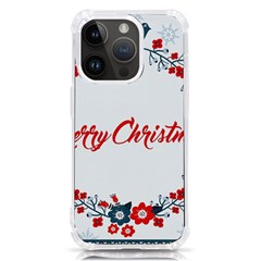 Merry-christmas-christmas-greeting Iphone 14 Pro Tpu Uv Print Case by Ket1n9