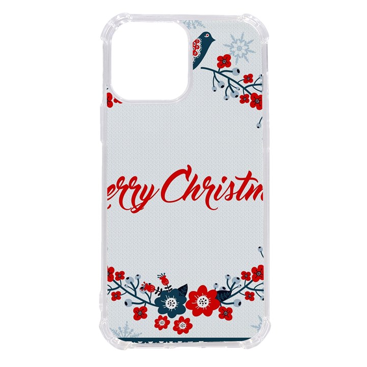 Merry-christmas-christmas-greeting iPhone 13 Pro Max TPU UV Print Case