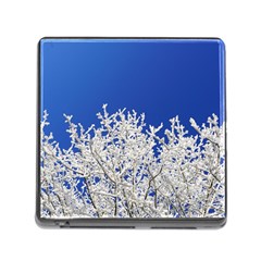 Crown-aesthetic-branches-hoarfrost- Memory Card Reader (square 5 Slot) by Ket1n9