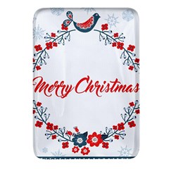 Merry-christmas-christmas-greeting Rectangular Glass Fridge Magnet (4 Pack) by Ket1n9