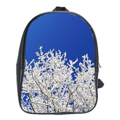 Crown-aesthetic-branches-hoarfrost- School Bag (xl) by Ket1n9