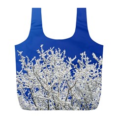 Crown-aesthetic-branches-hoarfrost- Full Print Recycle Bag (l) by Ket1n9