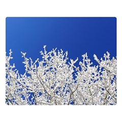 Crown-aesthetic-branches-hoarfrost- Two Sides Premium Plush Fleece Blanket (large) by Ket1n9