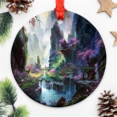 Fantastic World Fantasy Painting Ornament (round) by Ket1n9