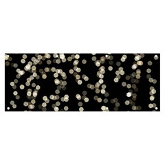 Christmas-bokeh-lights-background Banner And Sign 8  X 3  by Ket1n9