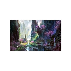 Fantastic World Fantasy Painting Sticker (rectangular) by Ket1n9