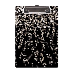 Christmas-bokeh-lights-background A5 Acrylic Clipboard by Ket1n9