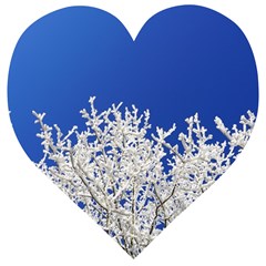 Crown-aesthetic-branches-hoarfrost- Wooden Puzzle Heart by Ket1n9