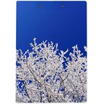 Crown-aesthetic-branches-hoarfrost- A4 Acrylic Clipboard Back