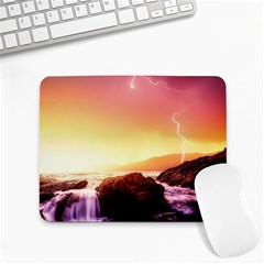 California-sea-ocean-pacific Small Mousepad by Ket1n9