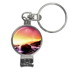 California-sea-ocean-pacific Nail Clippers Key Chain