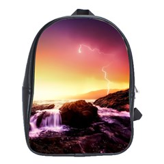 California-sea-ocean-pacific School Bag (Large)