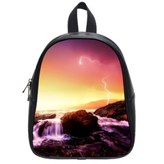 California-sea-ocean-pacific School Bag (Small)