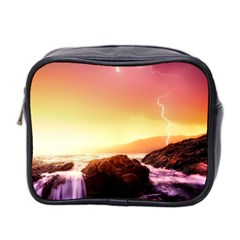 California-sea-ocean-pacific Mini Toiletries Bag (Two Sides)