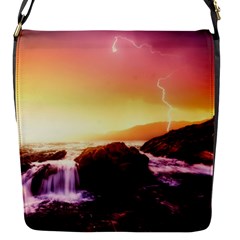 California-sea-ocean-pacific Flap Closure Messenger Bag (S)