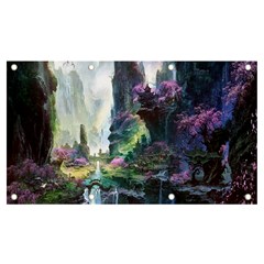 Fantastic World Fantasy Painting Banner And Sign 7  X 4  by Ket1n9