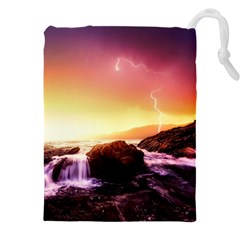 California-sea-ocean-pacific Drawstring Pouch (5XL)