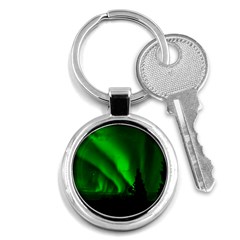 Aurora-borealis-northern-lights- Key Chain (round) by Ket1n9