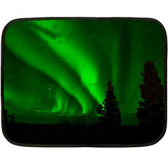 Aurora-borealis-northern-lights- Fleece Blanket (mini) by Ket1n9