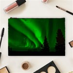 Aurora-borealis-northern-lights- Cosmetic Bag (Large) Front