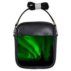 Aurora-borealis-northern-lights- Girls Sling Bag by Ket1n9