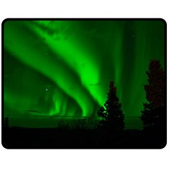 Aurora-borealis-northern-lights- Fleece Blanket (medium) by Ket1n9