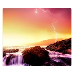 California-sea-ocean-pacific Premium Plush Fleece Blanket (Small)