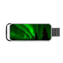 Aurora-borealis-northern-lights- Portable Usb Flash (one Side) by Ket1n9