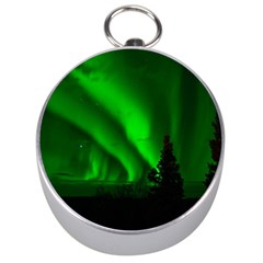 Aurora-borealis-northern-lights- Silver Compasses by Ket1n9