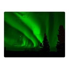 Aurora-borealis-northern-lights- Two Sides Premium Plush Fleece Blanket (mini) by Ket1n9